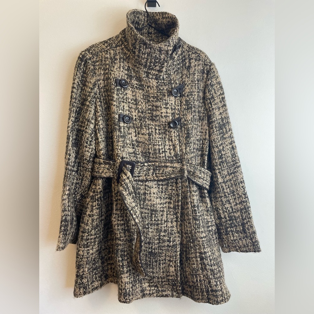 M60 Miss Sixty swing style coat, high collar, size XL